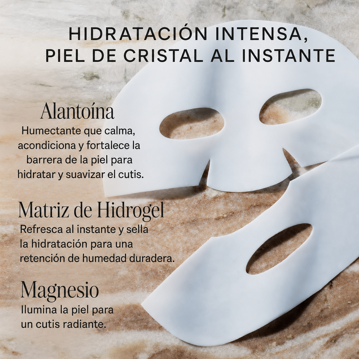 Power Mask - Mascarilla Coreana Efecto Piel de Vidrio