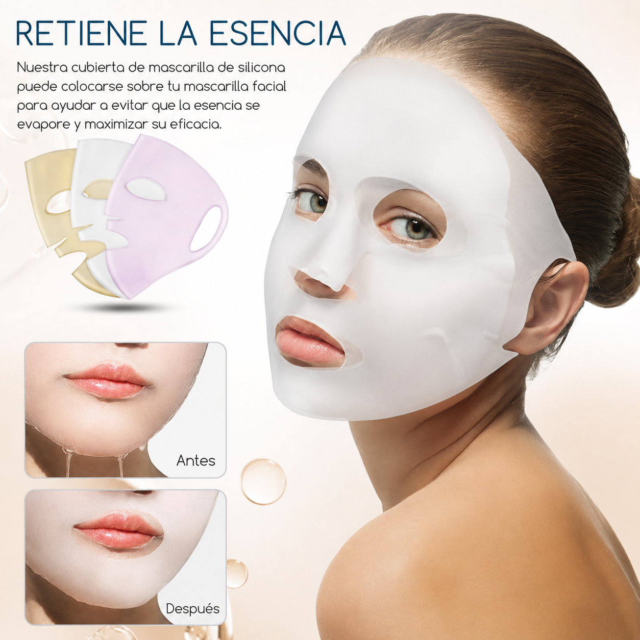Mascarilla Facial Hidratante en Tela
