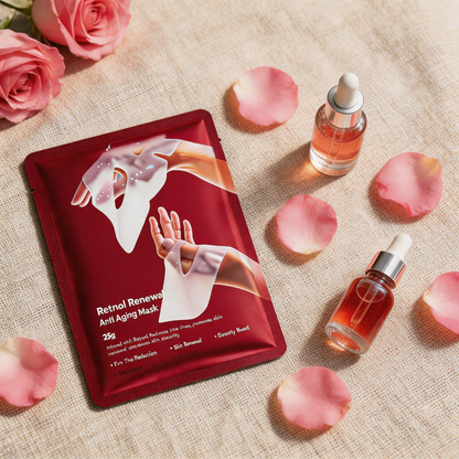 Mascarilla Facial en Tela Antiedad de Renovación con Retinol