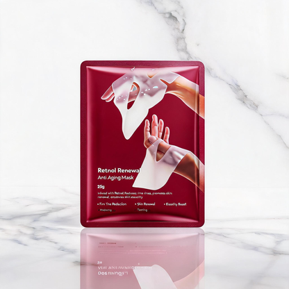 Mascarilla Facial en Tela Antiedad de Renovación con Retinol