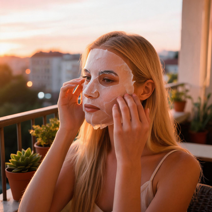 Mascarilla Facial en Tela Iluminadora con Vitamina C