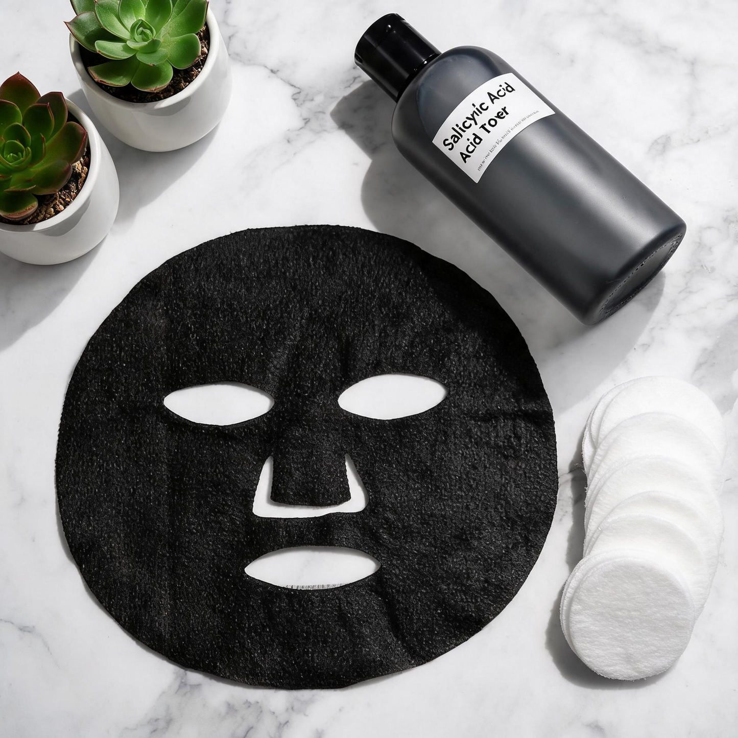 Mascarilla Facial en Tela Purificante de Poros con Ácido Salicílico