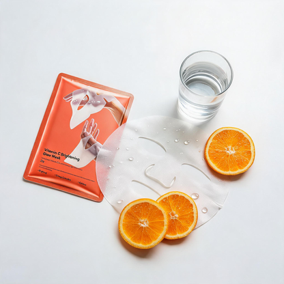 Mascarilla Facial en Tela Iluminadora con Vitamina C
